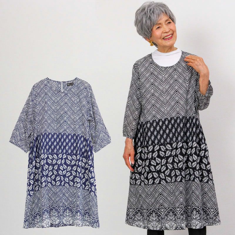 ワンピース レディース 婦人服 シニアファッション通販 60代 70代 80代 ｔｃマート