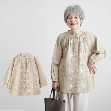 バンダナ柄 綿ボイルプリント ティアードワンピース