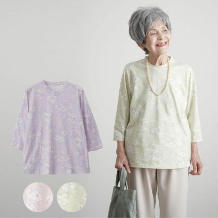 まとめ買いでお得 日本製 パジャマ チェック柄七分袖 楊柳ガーゼ 綿100% 服＆ファッション小物